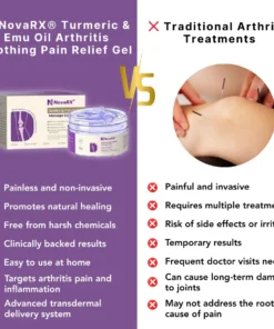 NovaRX® Turmeric & Emu Oil Arthritis Soothing Pain Relief Gel