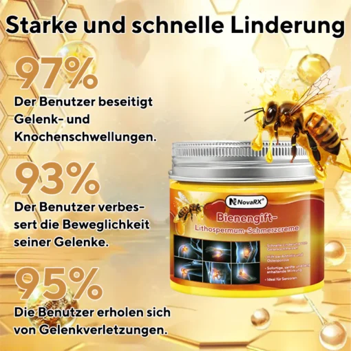 NovaRX® Bienengift-Lithospermum-Schmerzcreme - Image 4