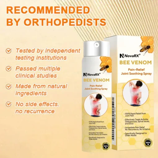 NovaRX® Bee Venom Pain-Relief Joint Soothing Spray