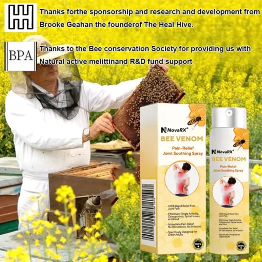 NovaRX® Bee Venom Pain-Relief Joint Soothing Spray