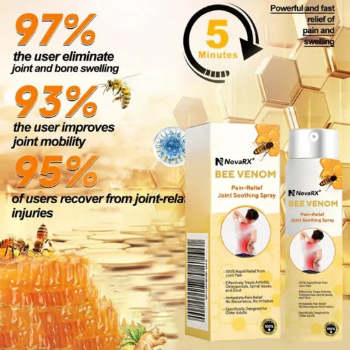 NovaRX® Bee Venom Pain-Relief Joint Soothing Spray