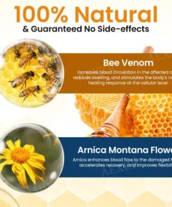 NovaRX® NanoDiffusion Active Bee Venom Joint Patch Relief for Shoulder, Neck, Back Knee Pain in 10 Minutes